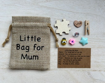 Little Bag for Mum, Birthday Gift, Thoughtful Gift, Gift for Mum, Special Gift, Token Gift, Keepsake, Mothers Day Gift, Charm Bag