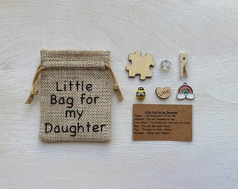 Little Bag for my Daughter, Birthday Gift, Thoughtful Gift, Token Gift, Keepsake, Gifts for Her
