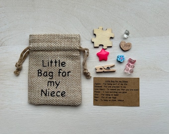 Little Bag for my Niece, Birthday Gift, Thoughtful Gift, I love you Gift, Token Gift, Keepsake,