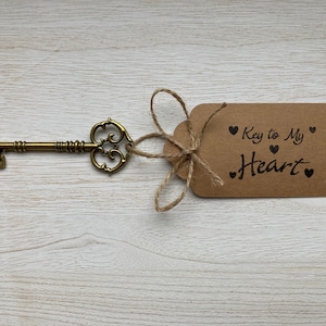 Key To My Heart, Keepsake Gift, Anniversary Gift, Valentines Day Gift, Wedding Gift, Engagement Gift, I Love You Gift, Bronze Anniversary