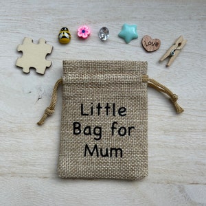 Little Bag for Mum, Birthday Gift, Thoughtful Gift, Gift for Mum, Special Gift, Token Gift, Keepsake, Mothers Day Gift, Charm Bag zdjęcie 4
