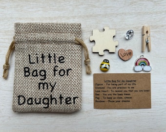 Little Bag for my Daughter, Birthday Gift, Thoughtful Gift, Token Gift, Keepsake, Gifts for Her