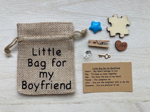 Little Bag for My Boyfriend, Valentines Day Gift, Birthday Gift