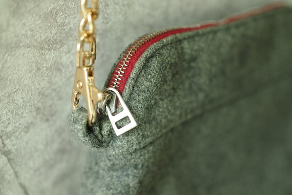 HERMÈS Pre-owned Vintage Hermes grey Canvas wool … - image 7