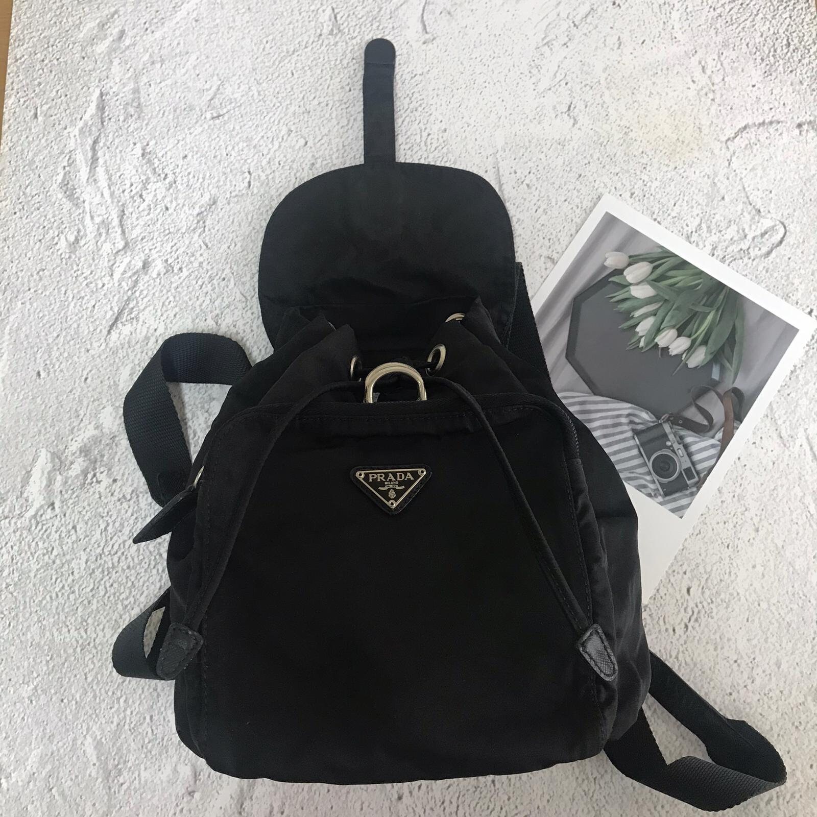 Prada Vela Medium Packpack, Purple (Ciclamino) | Prada backpack, Purple  backpack, Stylish handbags