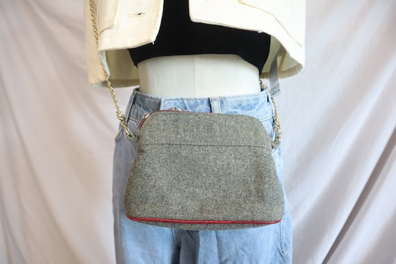 HERMÈS Pre-owned Vintage Hermes grey Canvas wool … - image 9