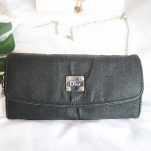 Authentic Christian Dior Wallet , Christian Dior,Dior Wallet On chain, Vintage Dior, Dior monogram wallet, vintage Dior Boston,