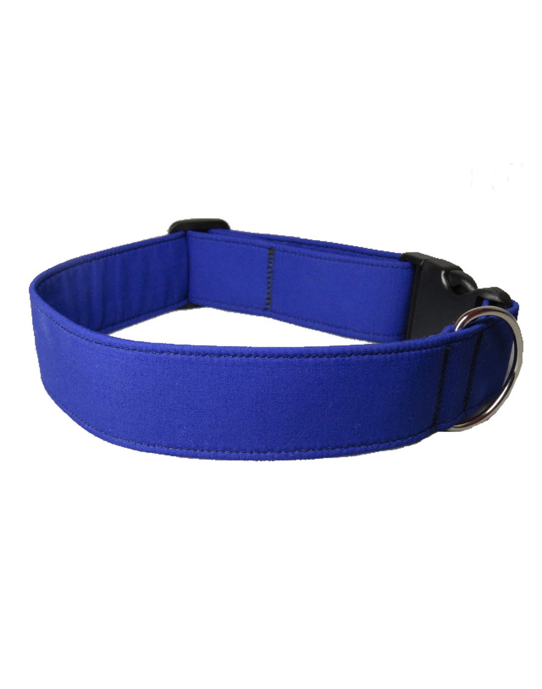 Royal Blue Dog Collar Simple Fabric Collar 1 and 1.5 Etsy