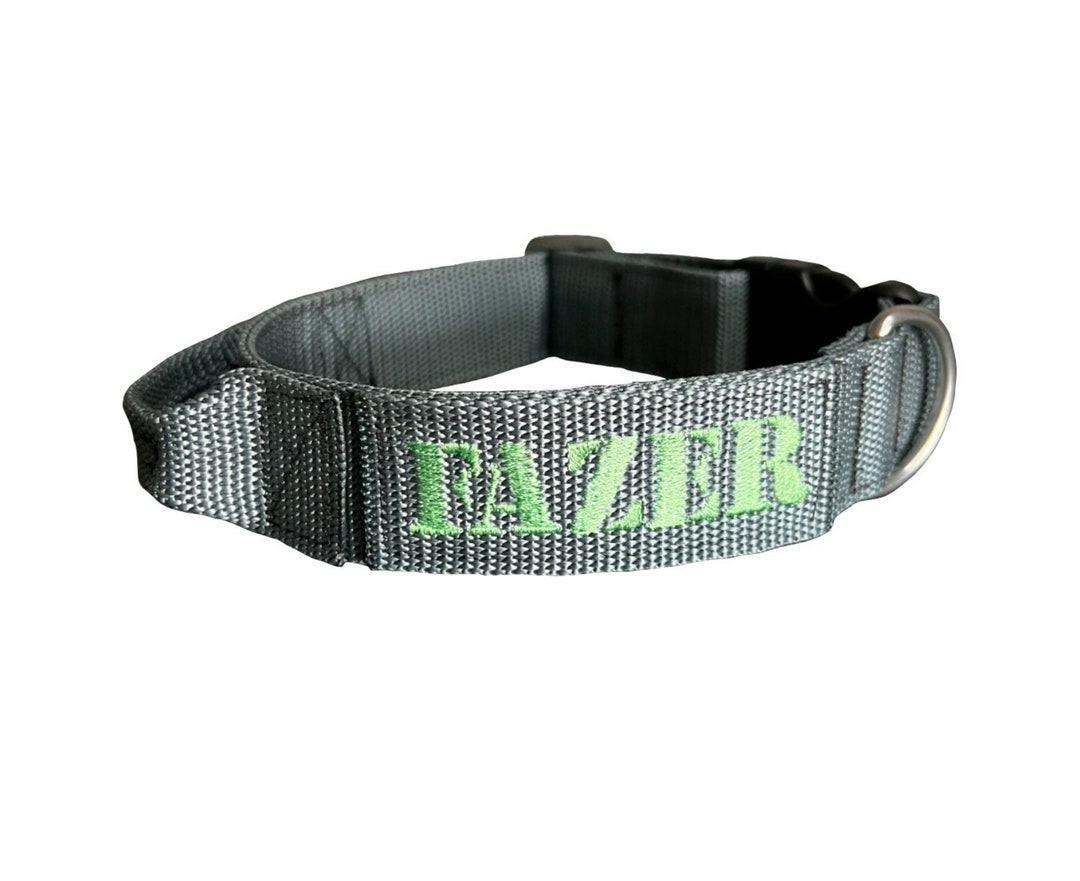 1.5 Tactical Dog Collar With Grab Handle, Working K9 Dog Collar, Heavy