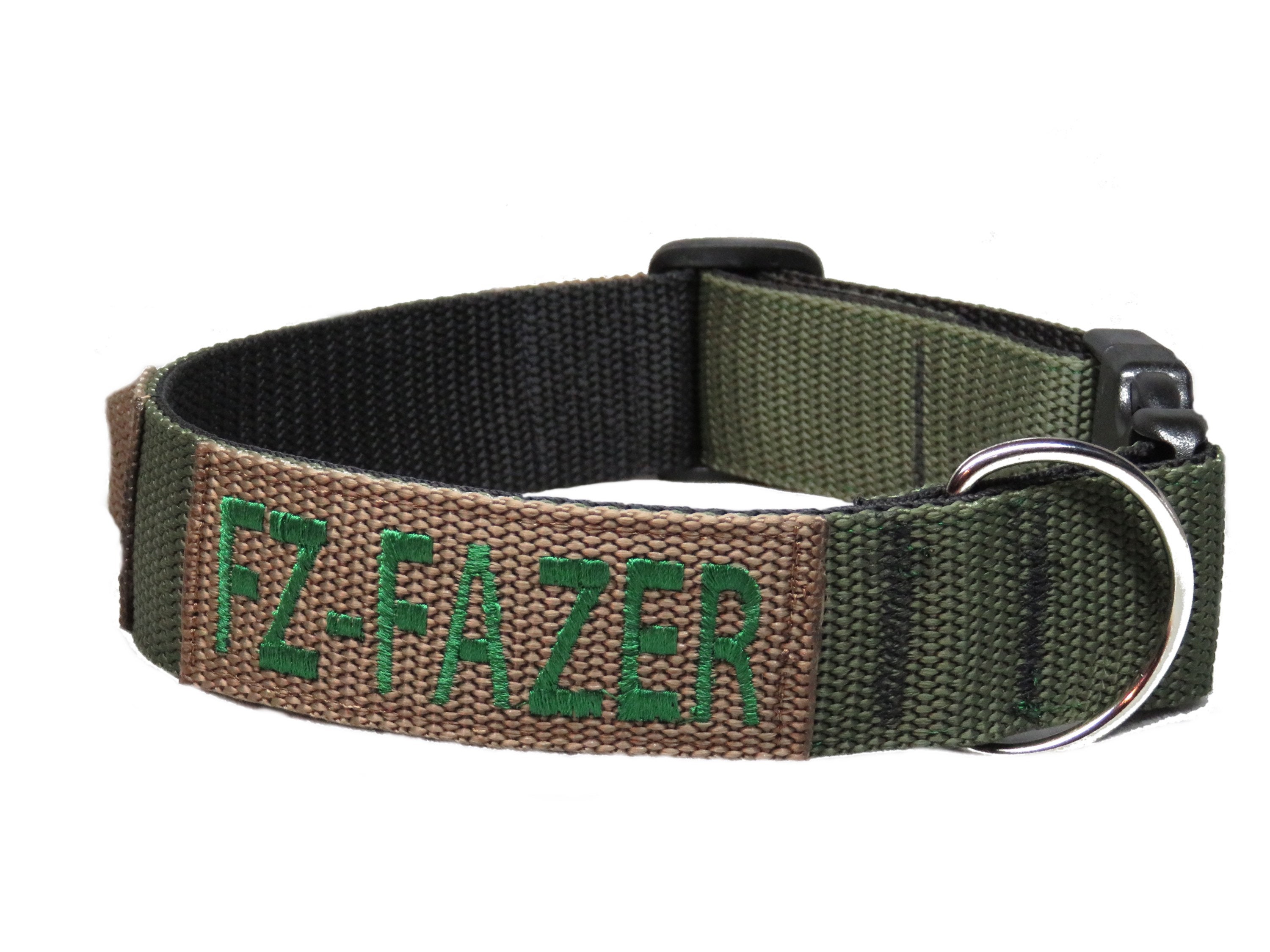 Custom 1.5 dog collar personalized embroidery Etsy