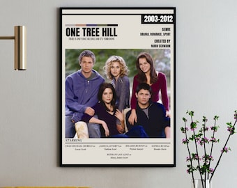 One Tree Hill Poster | Tv Show Poster | Theater Room Decor | Wall Art | Wall Decor | Tv Series Poster | Movie Poster | Printable Wall Art