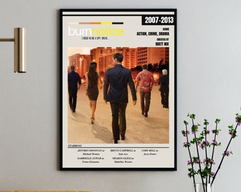 observação da queimadura pôster | Pôster do programa de televisão | Decoração de sala de teatro | Arte de parede | Decoração de parede | Pôster da série | Pôster do filme | Arte de parede para impressão