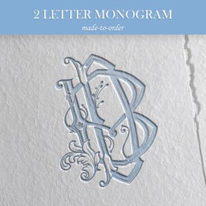 BD, DB, Monogram, Wedding Monogram, Vintage Monogram,2 Letter Duogram, Traditional Monogram, Vector, Personal Logo, Monogram SVG, Cut File