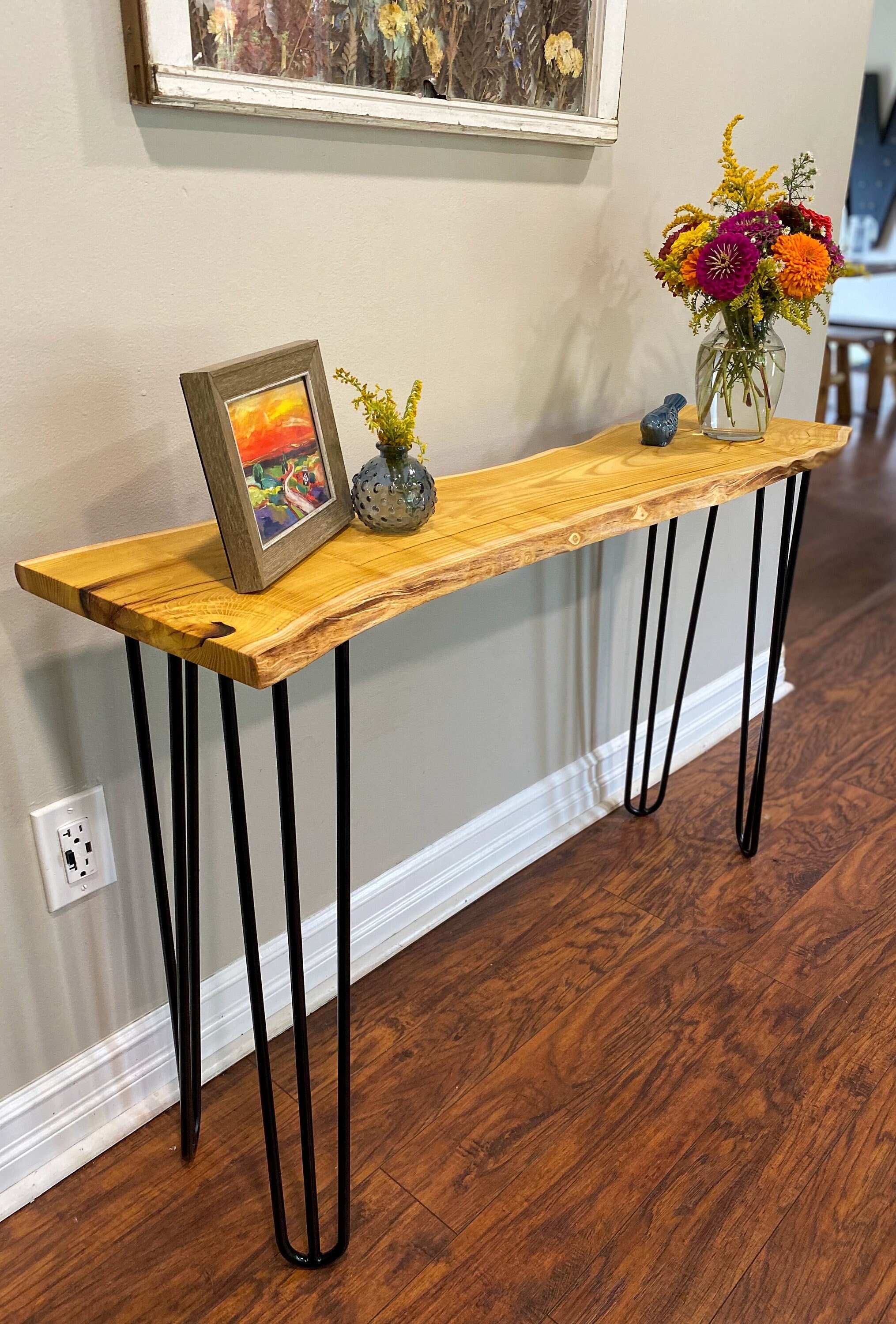 Live Edge Mulberry Entryway/sofa Table (local Pickup/delivery ONLY