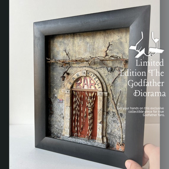 The Godfather Framed Diorama, Unusual Home Decor, Miniature Frame