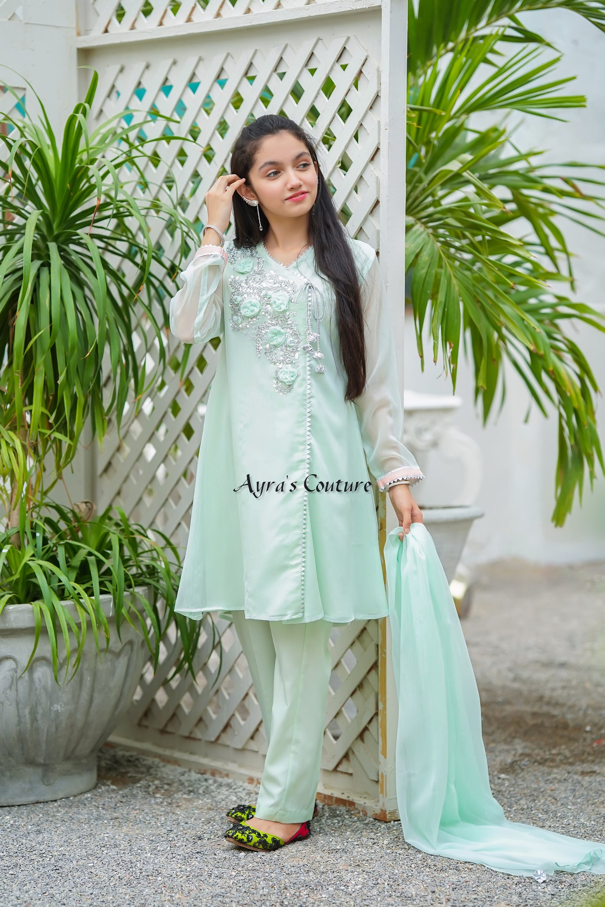Trouwen Kleding Jurken Jurken bloemenmeisje Ontwerper Shalwar Pak Dames Asion partij dragen jurk trouwjurk Indiase Pakistaanse Partij dragen Pak De Heroine collectie vrouwen feest dragen 
