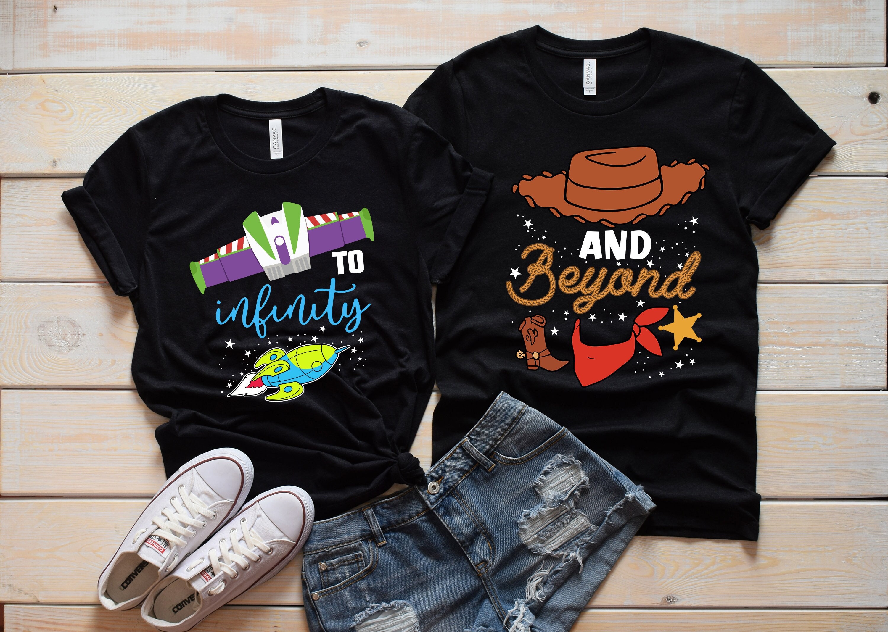 Discover To Infinity and Beyond ,Couple Matching Shirts ,Family T-shirt, Valentines days Gifts