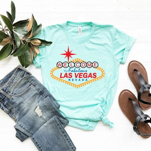 Las Vegas T Shirt Etsy