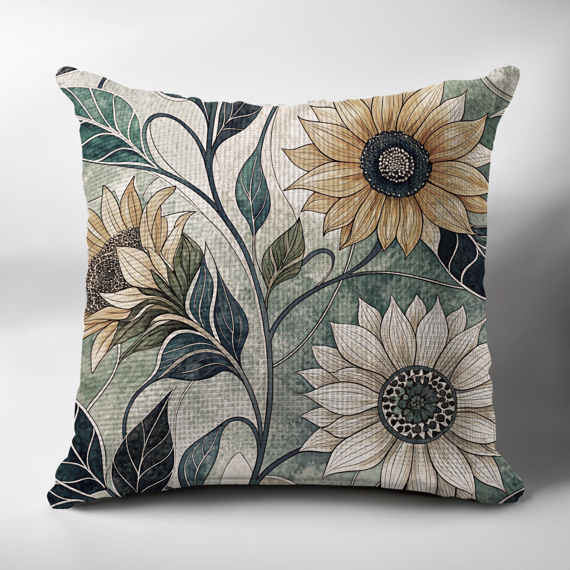 Sunflower Stained Glass Digital Paper 6 Pack| Seamless Scrapbook ...