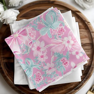 Elegant Floral Cocktail Napkins, Party and Event Napkins, Decorative Paper Napkins for Decoupage, Various Sizes and Quantities