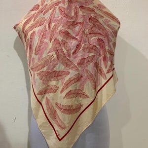Vintage zijden sjaal