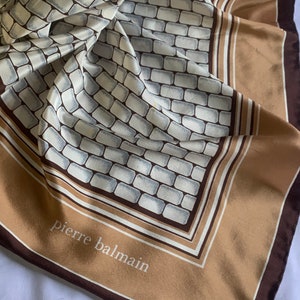 vintage Pierre balmain silk scarf