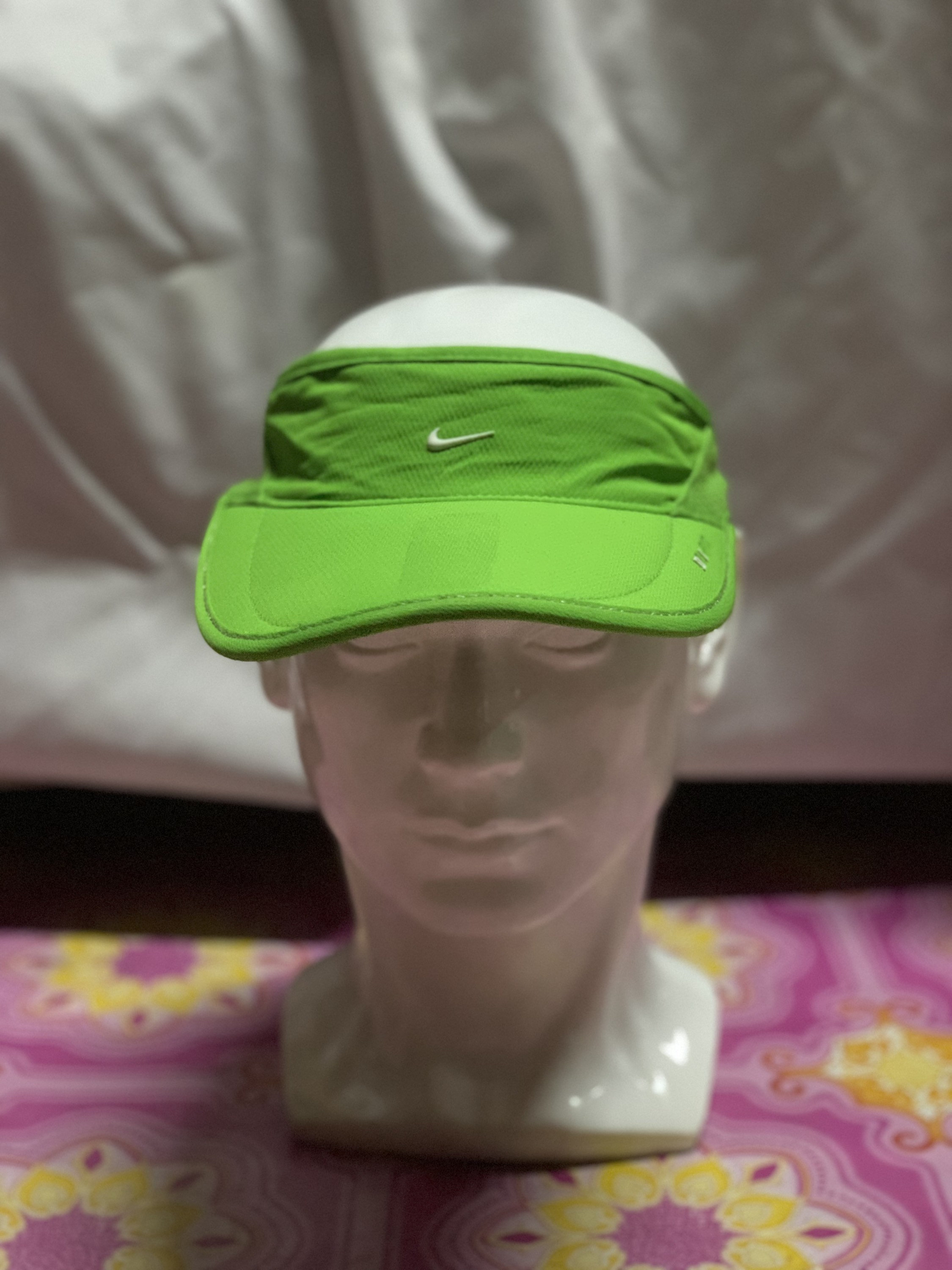 lime green nike visor