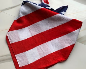 Vintage Us flag handkerchief