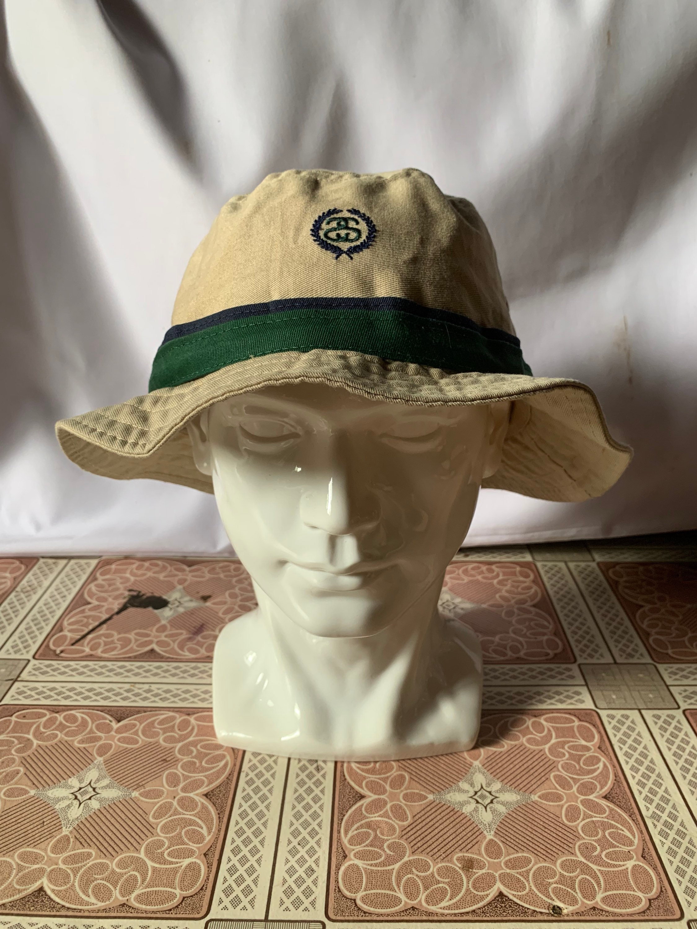 Vintage Stussy All Over Print Bucket Hat (Size S/M) Nwt — Roots