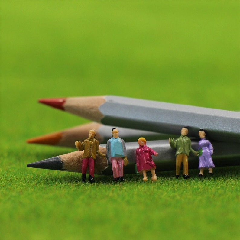 People Painted | Figures Passenger | Miniature People | Tiny Wor