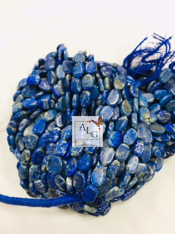 Natural Lapis Lazuli Gemstone Beads 9x7mm to 9x12mm Oval 