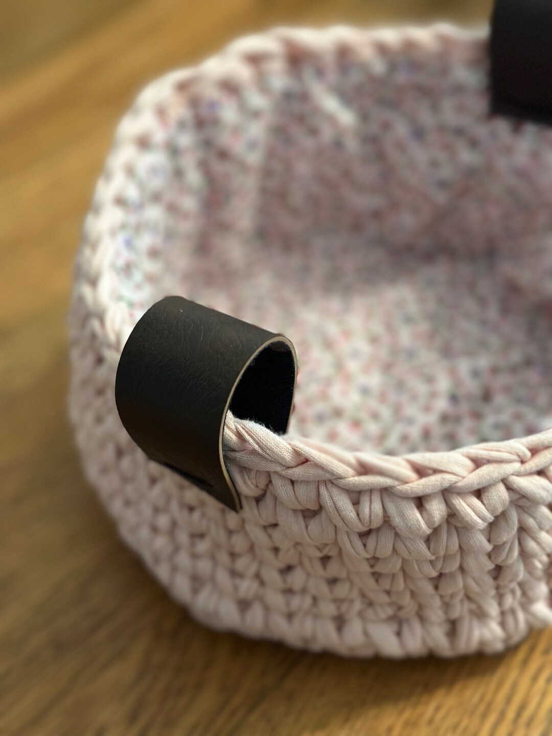 Small Dusty Pink Storage Basket Etsy