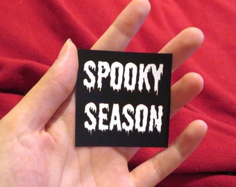 Spooky Season Sticker WATER RESISTANT/WATERPROOF! Halloween Sticker