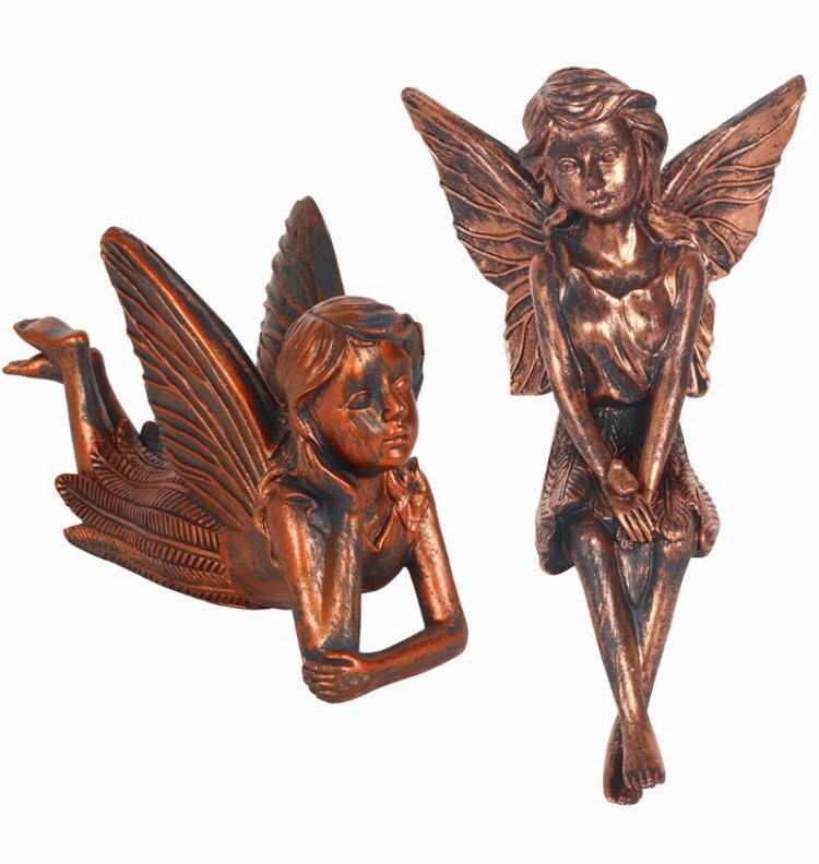 Bronze Effect Fairy Garden Ornament Etsy UK