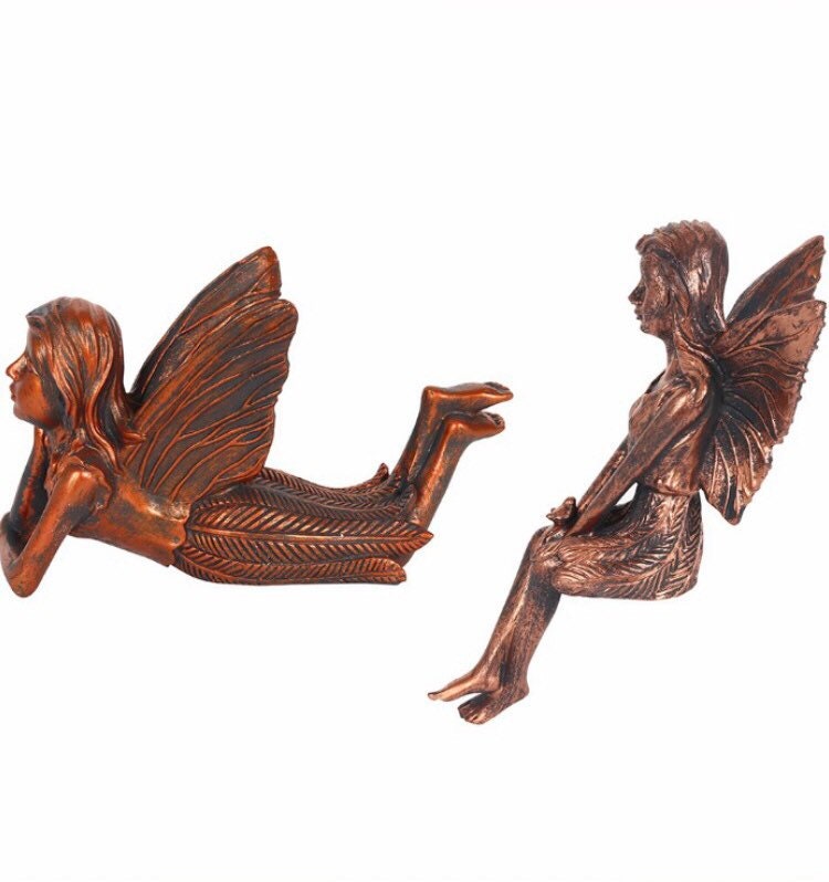 Bronze Effect Fairy Garden Ornament Etsy UK