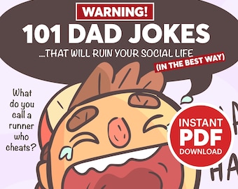 101 barzellette per papà - PDF stampabile per risate infinite (download digitale)