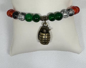 Anime Hero-inspirerat pärlberlockarmband: Manga-fangåva