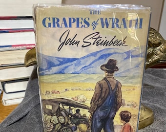 The Grapes of Wrath, John Steinbeck,  1939 first Edition/ Second Printing before Publication