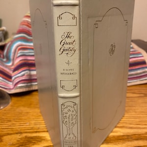 The Great Gatsby,  by F Scott Fitzgerald