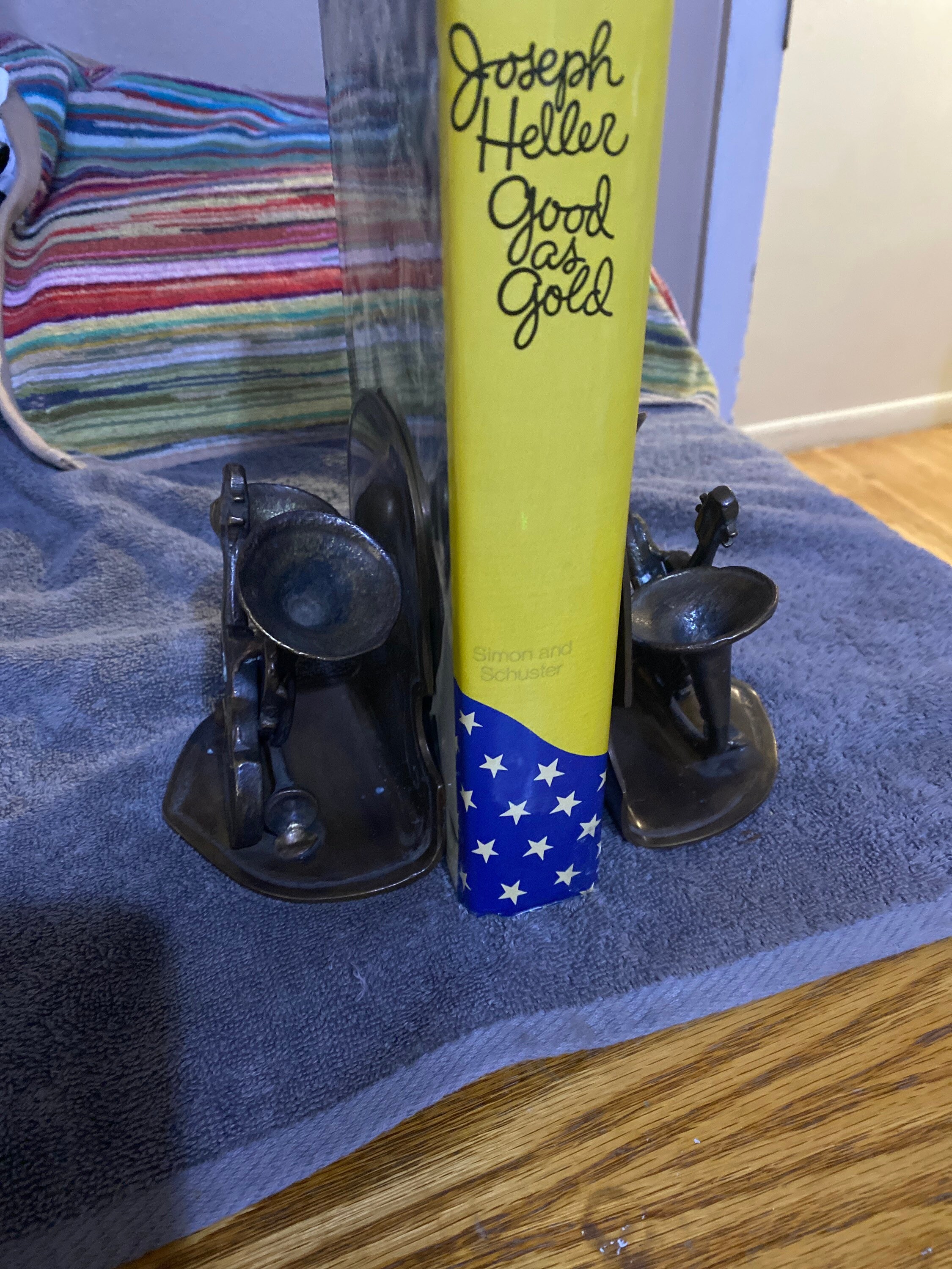 Metal Musical Instrument Bookends Etsy