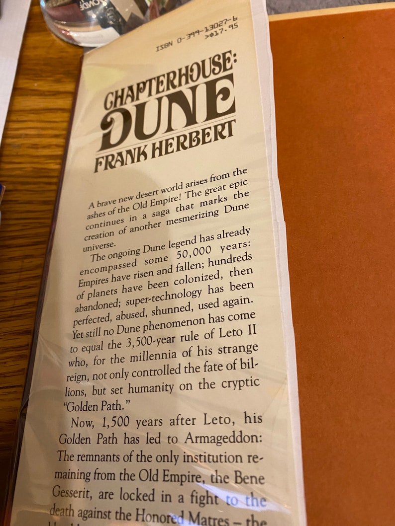 Chapterhouse Dune, by Frank Herbert - Etsy
