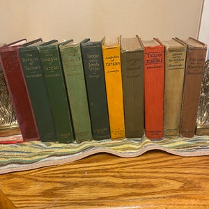 TARZAN  Original Series, by Edgar Rice Burroughs(10 books including Tarzan of the Apes))