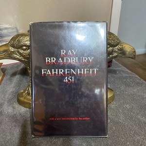 Fahrenheit 451, Ray Bradbury, signed book inscribed by author  Gift books sci-fi