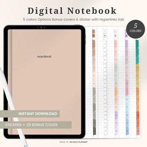 Goodnotes Digital Notebook: Student Journal With 12 Tabs (digital ...