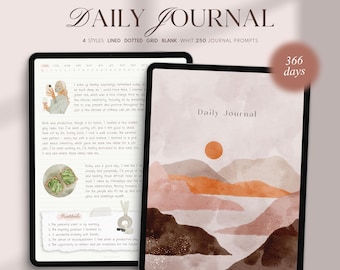 Journal numérique quotidien abstrait minimaliste : bonnes notes, notabilité (PDF)