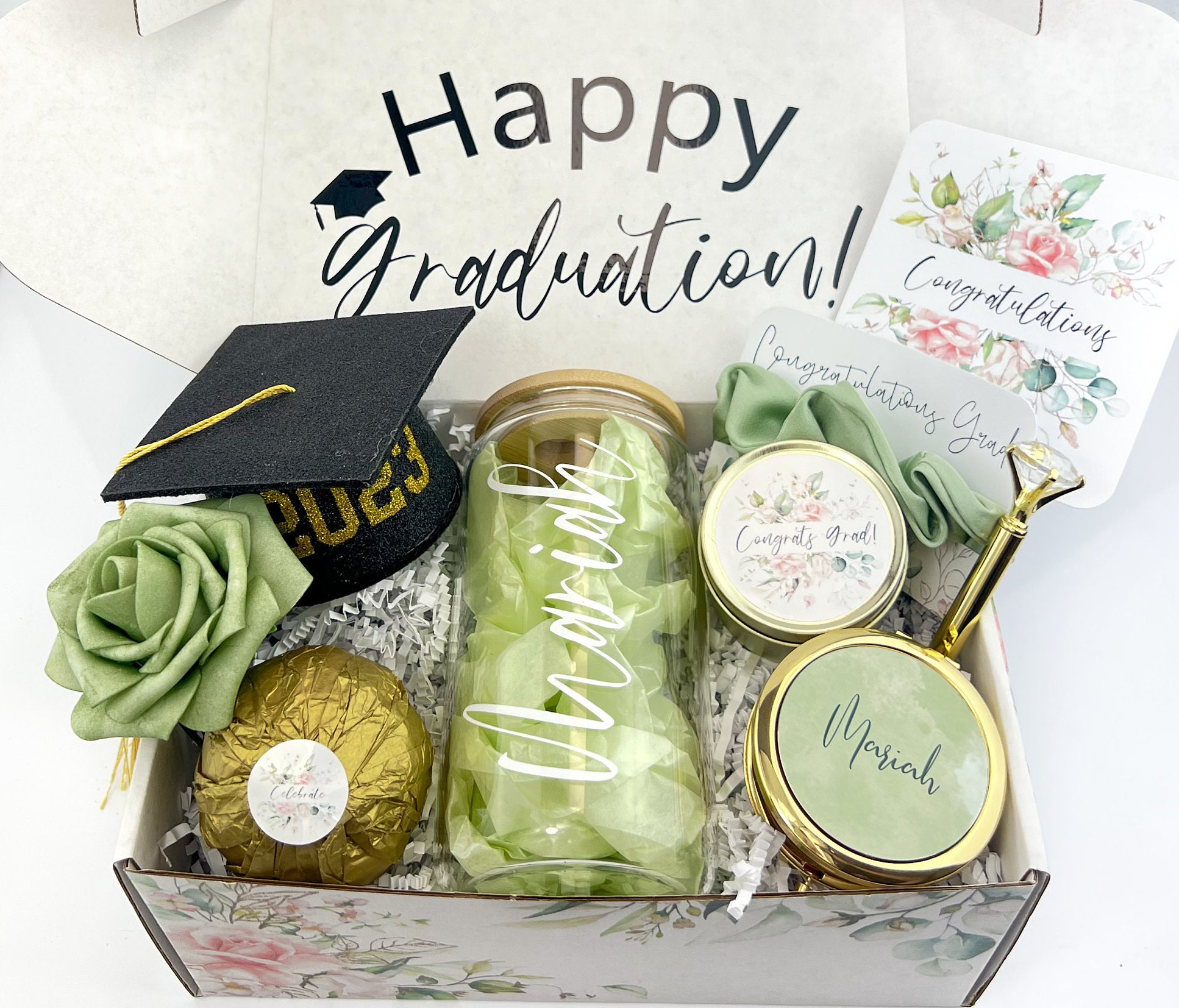 Personalized Graduation Jewelry Box – Engraved Glass Keepsake For Class Of 2024