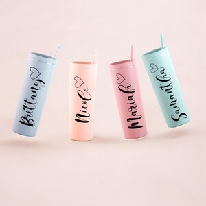 Bridesmaid Proposal Tumbler | Matte Bridesmaid Tumbler | Matte Tumbler | Personalized Tumbler | Bridesmaid Gift | Bachelorette Party Tumbler