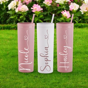 Bridesmaid Proposal Tumbler | Matte Bridesmaid Tumbler | Matte Tumbler | Personalized Tumbler | Bridesmaid Gift | Bachelorette Party Tumbler