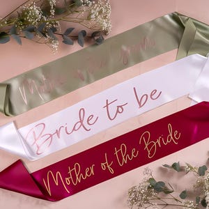 Personalized Satin Sash - Pageant Sash - Personalized Sash - Birthday Party - Bachelorette Party - Bachelorette Party Sash - Custom Sash