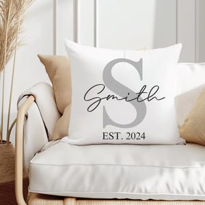Mothers Day Gift, Personalize Pillow, Custom Family Pillow,Housewarming Gift,Personalized Family Name Pillow,Last Name Pillow,Custom Pillows